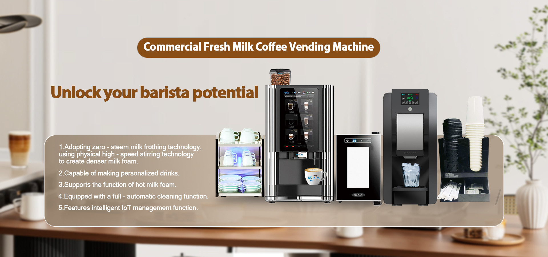 quality Commercial Coffee Vending Machine factory