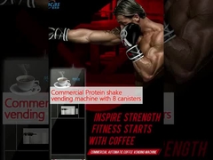 Commercial Protein shake vending machine with 8 canisters