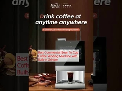 Best Commercial Bean To Cup Coffee Vending Machine with Built-in Grinder