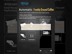 Powerful Performance with Macas Commercial Fully Automatic Freshly Ground Cabinet Coffee Machine s AC230V Power Supply