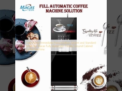 Gear Pump Immediate Pressurization System and Standard Boiler for Macas Fully Automatic Freshly Ground Cabinet Coffee Machine