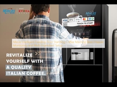 Macas Intelligent Feeding Floor Standing Coffee Machine Bean Hopper Monitoring and Multi-Ingredient Setup