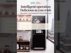 Food-Grade Materials and European-Sourced Parts on Macas Fully Automatic Freshly Ground Cabinet Coffee Machine
