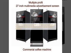 High Pressure Espresso Brewer and Optional Tea Brewer in Macas Fully Automatic Freshly Ground Cabinet Coffee Machine