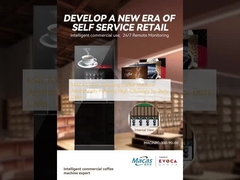 MACAS Floor Standing Coffee Machine Aesthetically Pleasing High-Efficiency for Busy Cafes