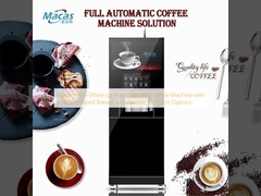 Macas High-Efficiency Floor Standing Coffee Machine with Self-Developed Brewer and Flexible Payment Options