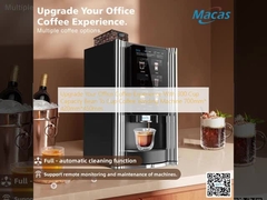 Upgrade Your Office Coffee Experience With 300 Cup Capacity Bean To Cup Coffee Vending Machine 700mm* 420mm*450mm