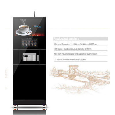 Buy Coin / Currency Operated Brewed Coffee Vending Machine For Small Business online manufacture
