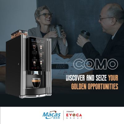 OEM ODM Commercial Tea Coffee Vending Machine With Tap Water Connection
