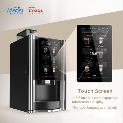Convenient Bean To Cup Coffee Vending Machine With Automatic System And Sheet Metal Body Material