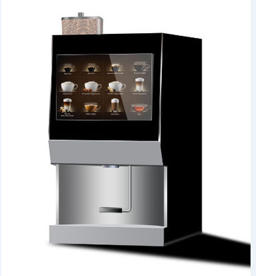High Efficiency Tabletop Bean To Cup Coffee Vending Machine With 3 Canisters