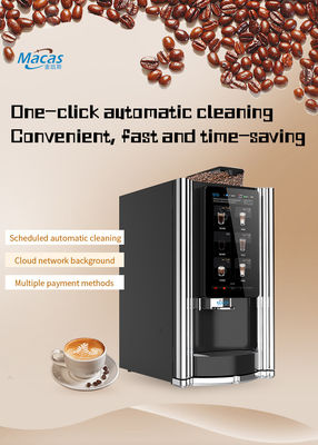 Touch Screen Countertop Coffee Vending Machine With Water Tank