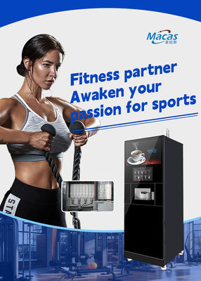 GYM Supply Protein Shake Vending Machines With 27inch Advertising Screen