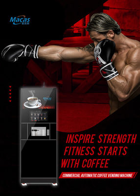 Buy Enjoy Freshly Brewed Coffee Anytime With 1200W Coin Operated Coffee Vending Machine And Medium Cup Size online manufacture