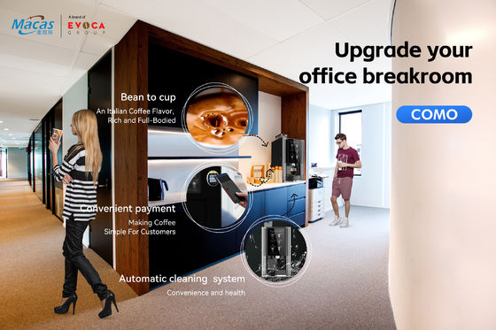 Intelligent and Compact Bean To Cup Coffee Vending Machine for OCS Deployment by Evoacas