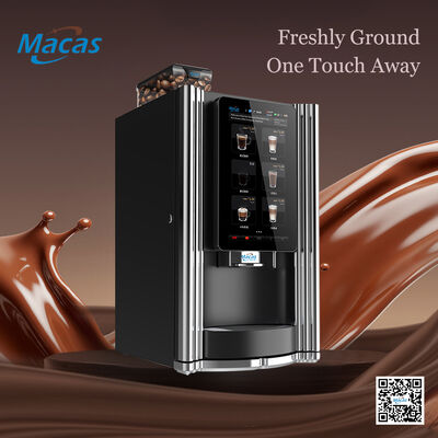 Bean To Cup Coffee Vending Machine Featuring Robust Build and Advanced Coffee Extraction Technology for Consistent Taste