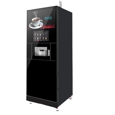 MACAS MACES7C-300-90-00 Espresso Auto Coffee Vending Machine with Hot/Cold QR & Cash Payment 220VAC 2200W 1-Year Warranty