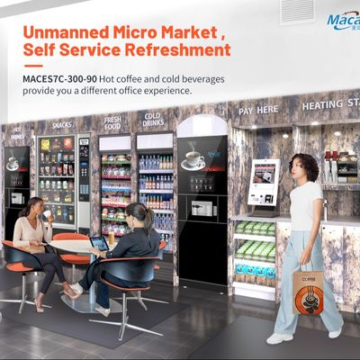 NAYAX Payment Floor Standing Coffee Machine Mini Coffee Vending Machine