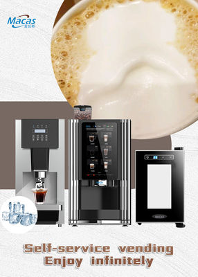 Easy Cleaning And Maintenance Bean To Cup Coffee Vending Machine