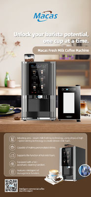 Commercial Best Fresh Milk Coffee Vending Machine In Coffee Shop