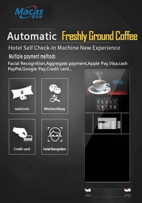 Powerful Performance with Macas Commercial Fully Automatic Freshly Ground Cabinet Coffee Machine s AC230V Power Supply