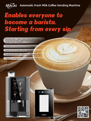 Best high quality factory price fresh milk coffee vending machine